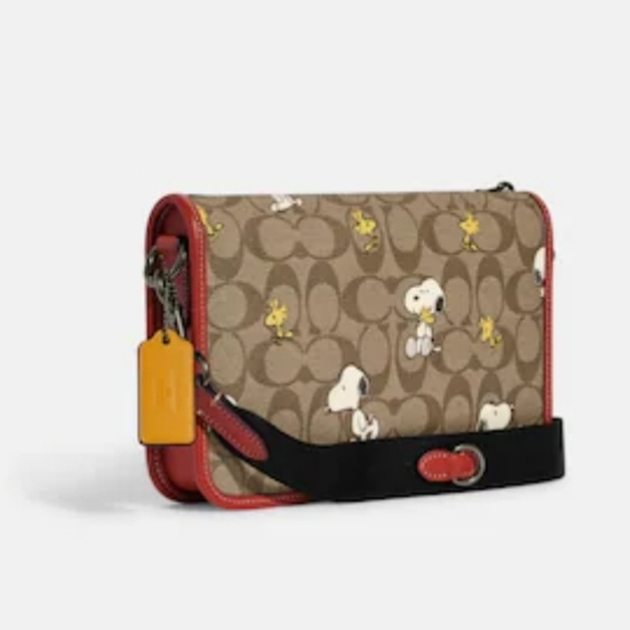 Coach X Peanuts Heritage Convertible Crossbody In Signature Canvas With Snoopy - Picture 2 of 16